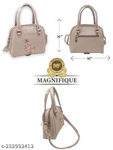 Magnifique Black PU Sling Bag: Embroidered net, 3 compartments, free size (L8xW3xH8in). Stylish crossbody bag for women and girls." (105 characters)